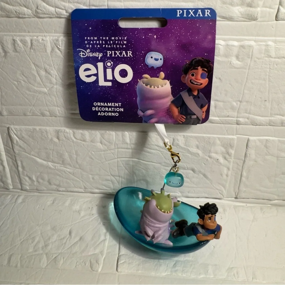New Disney Pixar Elio Ornament - Blue and Purple